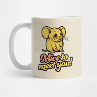 Mice To Meet You! || Adorable Yellow Mouse Mug